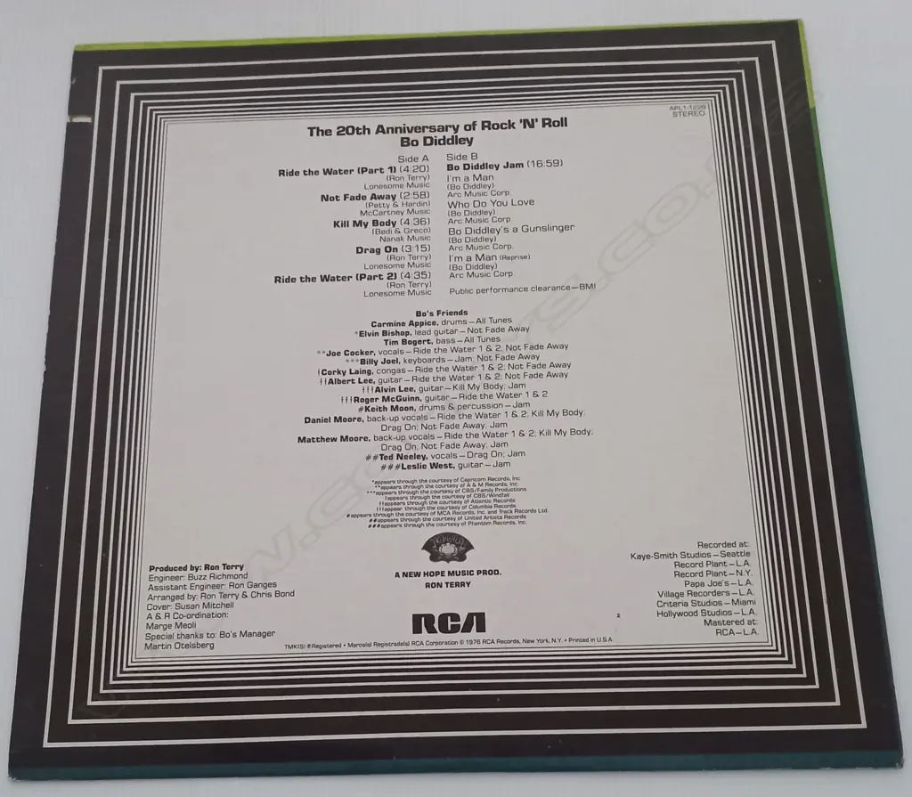 Bo Diddley, The 20th Anniversary Of Rock 'N' Roll Image 1++